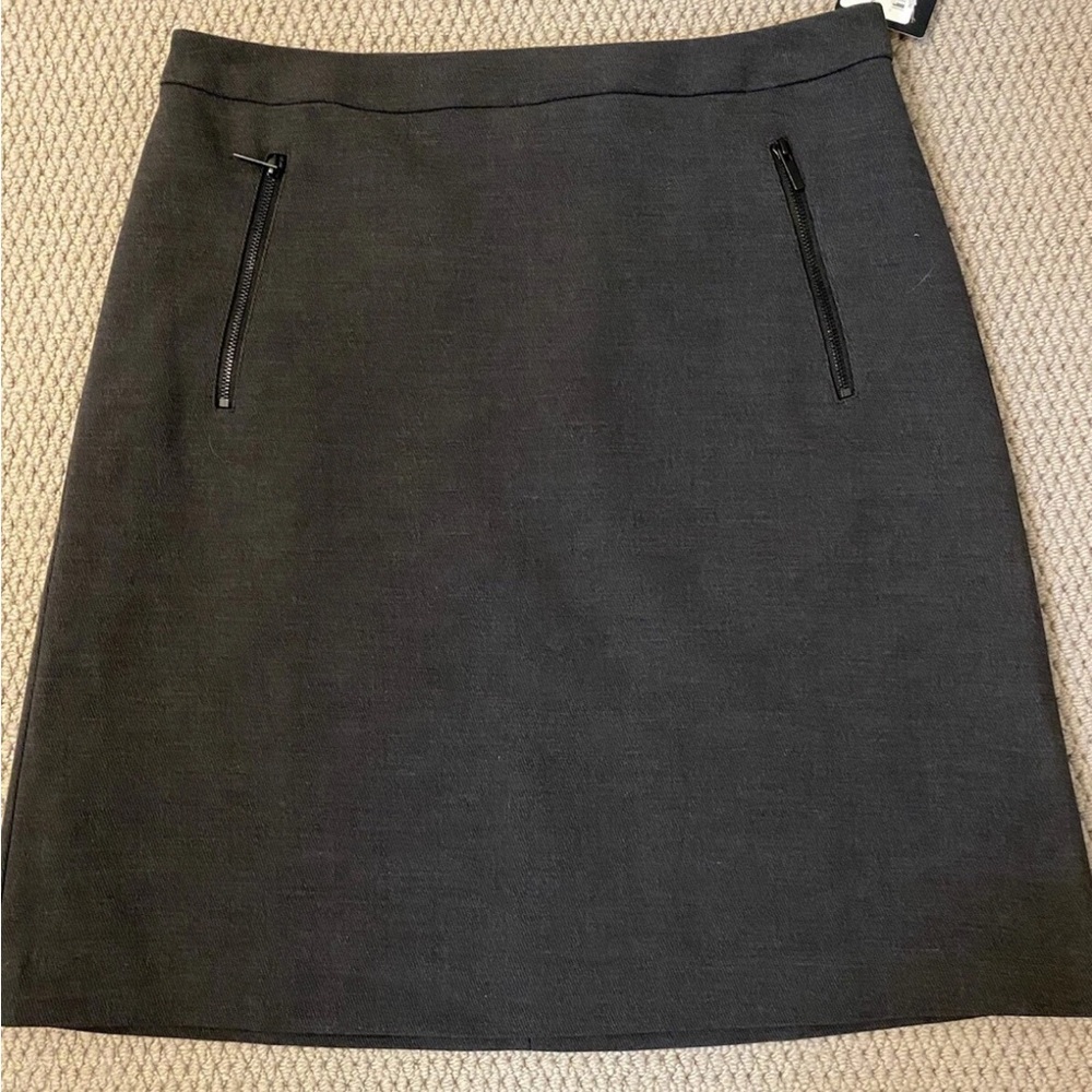 NWT Halogen Gray Heath Skirt